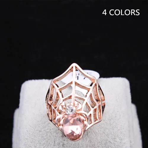 SWOUR New Jewelry Color Rose Gold Color Brand Design Finger Ring Spider Net High Quality R400
SWOUR New Jewelry Color Rose Gold Color Brand Design Finger Ring Spider Net High Quality R400