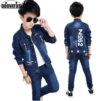 New Children Boys Clothing Set Autumn Spring Cotton Long Sleeve Denim Jacket+Jeans Pants 2pcs/set Kids Casual Outerwear Clothes
New Children Boys Clothing Set Autumn Spring Cotton Long Sleeve Denim Jacket+Jeans Pants 2pcs/set Kids Casual Outerwear Clothes