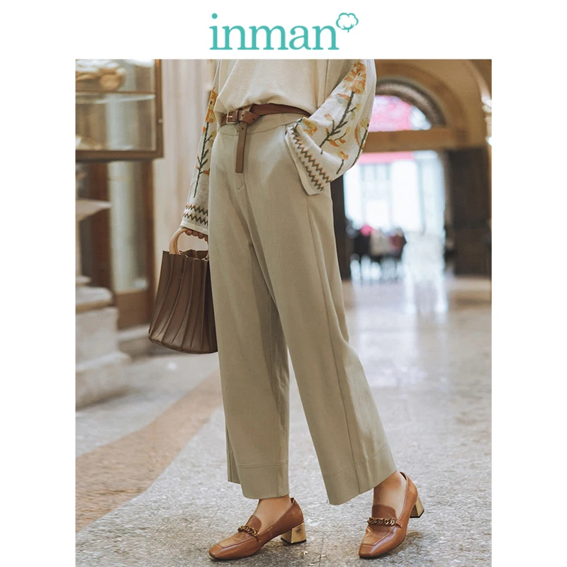 INMAN 2019 Autumn New Arrival Minimalism All Matched Solid Verstand Elegant Straight Fashion Slim Women Casual Pants
INMAN 2019 Autumn New Arrival Minimalism All Matched Solid Verstand Elegant Straight Fashion Slim Women Casual Pants