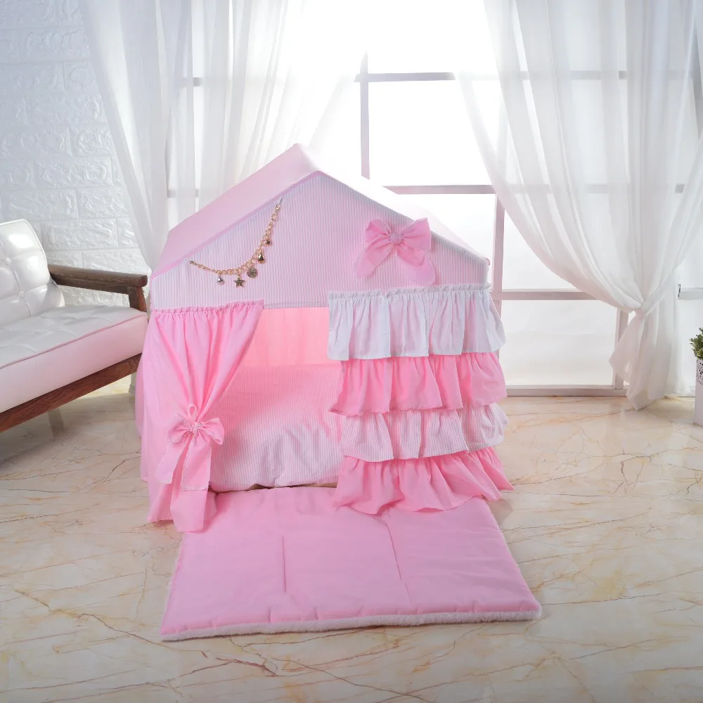 Cotton pet tent PVC bracket dog house overall removable washable pet nest comfortable kennel beautiful dog house
Cotton pet tent PVC bracket dog house overall removable washable pet nest comfortable kennel beautiful dog house
