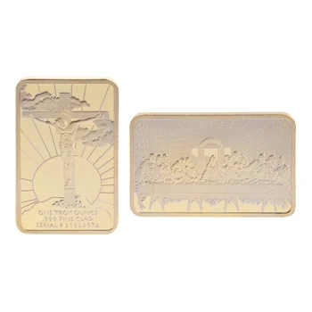 Commemorative Coin Square Jesus Dinner Bitcoin Collection Art BTC Alloy Souvenir Jesus Dinner Non Currency Coin
Commemorative Coin Square Jesus Dinner Bitcoin Collection Art BTC Alloy Souvenir Jesus Dinner Non Currency Coin