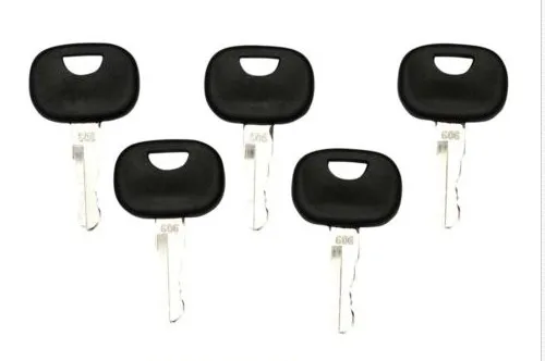 Set of (5) 606 for Liebherr & John Deere Heavy Equipment Start Starter Keys - NEW!
Set of (5) 606 for Liebherr & John Deere Heavy Equipment Start Starter Keys - NEW!