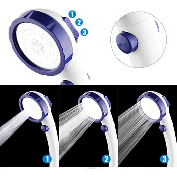 Pressurized Shower Set with Switch One Button Water Stop Handheld Shower Head Bathroom High Pressure Shower Accessories
Pressurized Shower Set with Switch One Button Water Stop Handheld Shower Head Bathroom High Pressure Shower Accessories