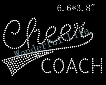 Free shipping hot fix Rhinestone Iron On Transfer "Cheer Coach" - Crystal Bling Design Cheerleading Squad
Free shipping hot fix Rhinestone Iron On Transfer "Cheer Coach" - Crystal Bling Design Cheerleading Squad