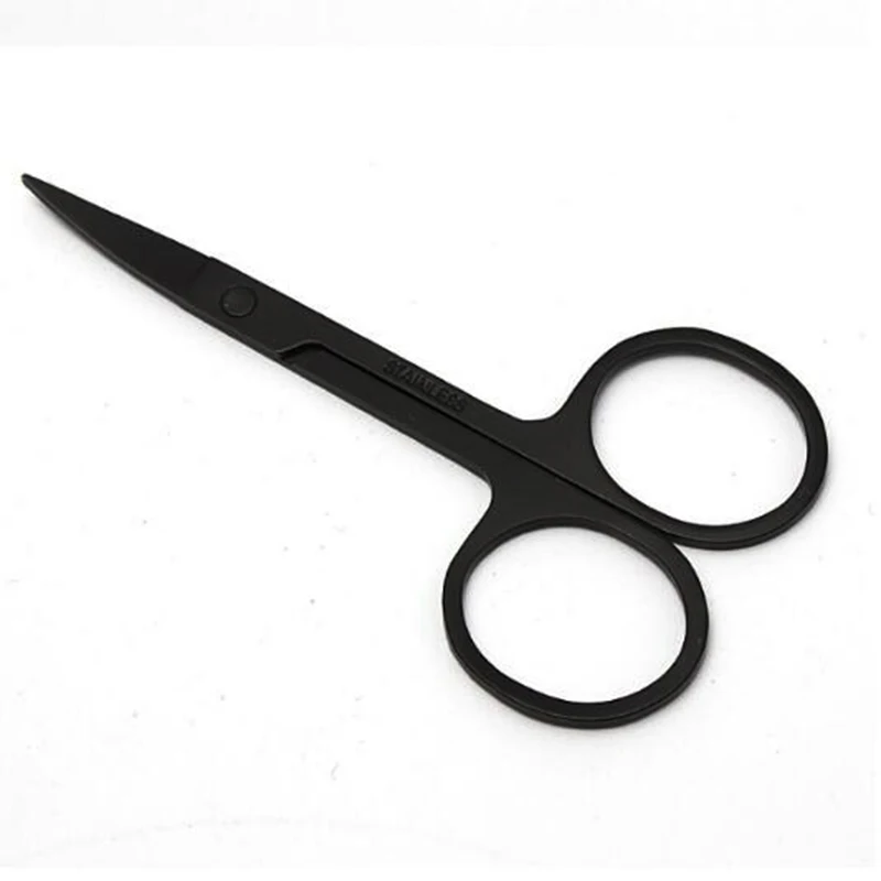 600Pcs Black Stainless Steel Scissor Sharp Curved Head Eyebrow Trimmer Facial Hair Remover Manicure Tools -Free shipping
600Pcs Black Stainless Steel Scissor Sharp Curved Head Eyebrow Trimmer Facial Hair Remover Manicure Tools -Free shipping