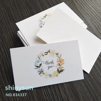 50pcs/lot Circular wreath"thank you" Small card Gift decoration card Writable card 5.4x9cm
50pcs/lot Circular wreath"thank you" Small card Gift decoration card Writable card 5.4x9cm