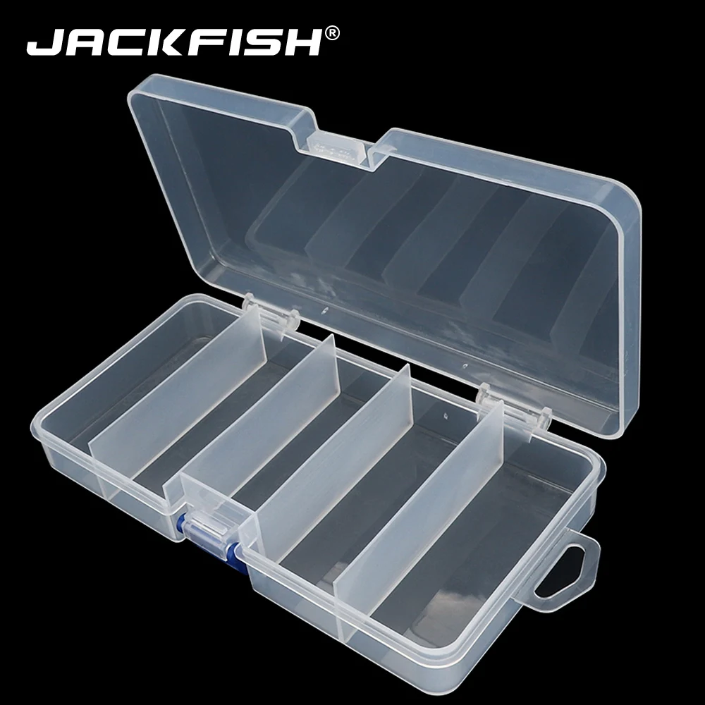 JACKFISH Fishing Box 17.5*3*8.9cm PVC Lure Box Bait Storage Case 5 Compartment Fishing Tackle Tool for Carp Fishing Pesca
JACKFISH Fishing Box 17.5*3*8.9cm PVC Lure Box Bait Storage Case 5 Compartment Fishing Tackle Tool for Carp Fishing Pesca