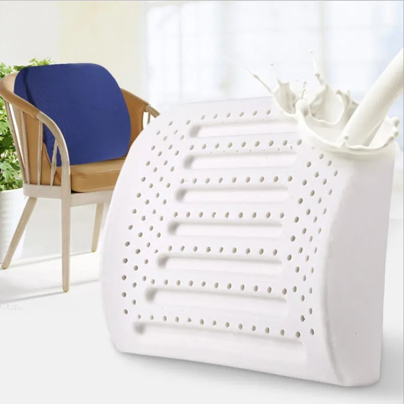 Natural Latex Chair Back Cushion Memory Rebound Waist Pillow Office Car Orthopedic Cervical Spine Vertebrae Pad
Natural Latex Chair Back Cushion Memory Rebound Waist Pillow Office Car Orthopedic Cervical Spine Vertebrae Pad