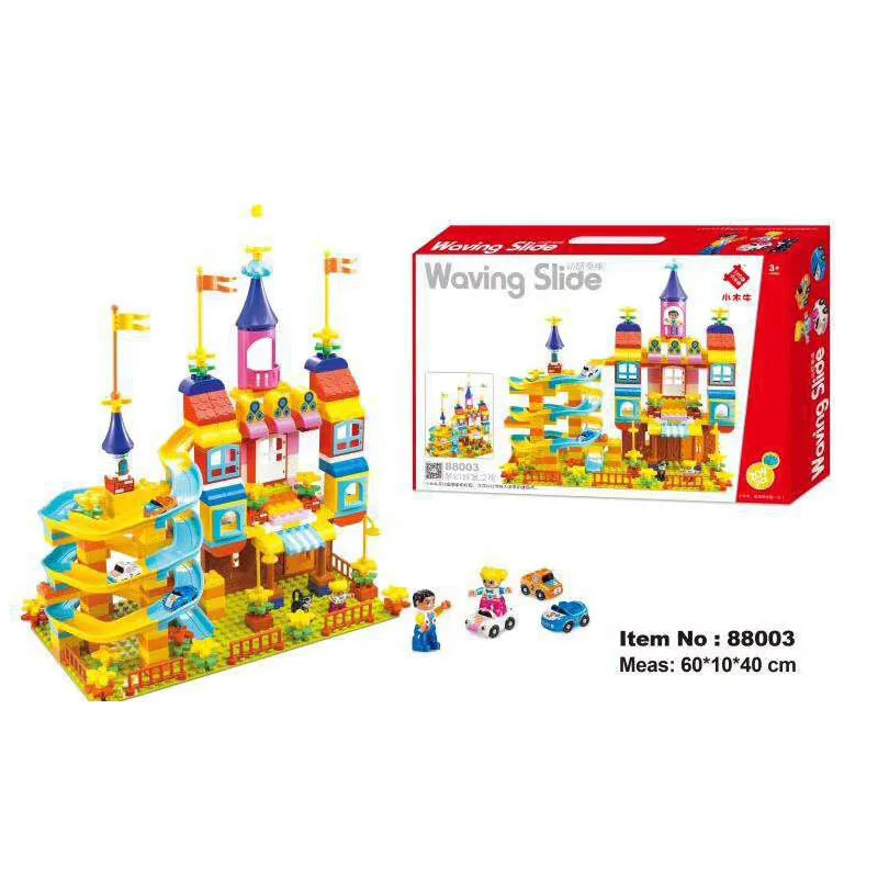 209pcs Compatible Legoinglys Duploed Princess Castle Girl Slide Model Set Mini Figures Building Blocks Toys Children Boys Gifts
209pcs Compatible Legoinglys Duploed Princess Castle Girl Slide Model Set Mini Figures Building Blocks Toys Children Boys Gifts