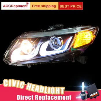 2Pcs LED Headlights For Honda civic 2012-2015 led car lights Angel eyes xenon HID KIT Fog lights LED Daytime Running Lights
2Pcs LED Headlights For Honda civic 2012-2015 led car lights Angel eyes xenon HID KIT Fog lights LED Daytime Running Lights