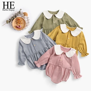 HE Hello Enjoy Baby Girl Clothes Newborn Baby Bodysuits Long Sleeve Cute Autumn Winter Jumpsuits Solid Color Outfit Overalls
HE Hello Enjoy Baby Girl Clothes Newborn Baby Bodysuits Long Sleeve Cute Autumn Winter Jumpsuits Solid Color Outfit Overalls