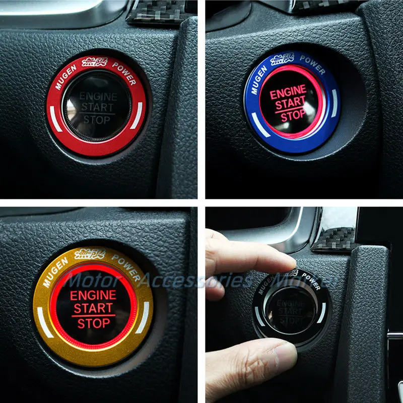 New Aluminium Alloy Engine Button Cover Ring for Honda Civic 10th Gen 2016 2017 2018
New Aluminium Alloy Engine Button Cover Ring for Honda Civic 10th Gen 2016 2017 2018