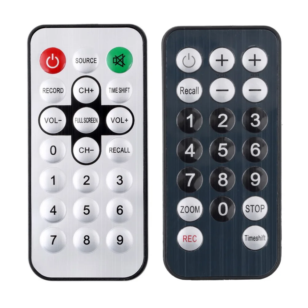 USB DVB-T Tuner Bandwidth Reception 6/7/8 MHz Radio Digital TV Receiver HDTV Stick Antenna IR Remote Time-shifting usb 2.0 24
