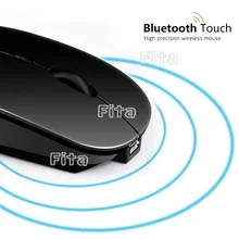 Rechargeable Silent Wireless Arc Ultra Slim font b Mouse b font DPI Optical Mini Righ Hand