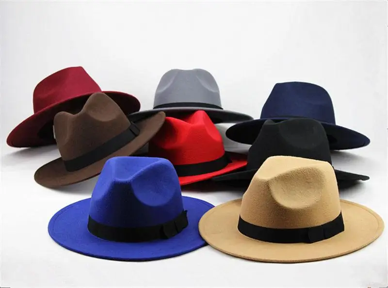2018 acrylic solid bow brimmed hat Travel cap Fedoras jazz hat Panama hats for women and girl 01
2018 acrylic solid bow brimmed hat Travel cap Fedoras jazz hat Panama hats for women and girl 01