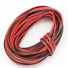 30 m 98ft 20awg Kabel Ekstensi Kawat Hookup Kawat Tembaga Kaleng 2 Pin terisolasi PVC led Strip 5 V 12 V 24 V DC(China)