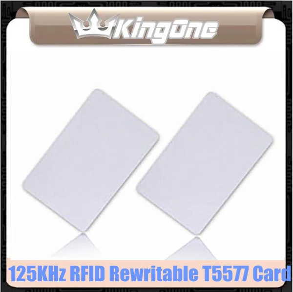 20 шт./лот! RFID 125 кГц записываемая перезапись T5577 Близость доступа белая тонкая