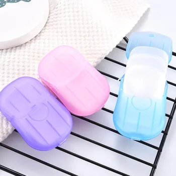 20Pcs Portable Scented Slice Outdoor Travel Supplies Hand Wash Tools Disposable Soap Paper Bath Soaps Mini Paper Soap
20Pcs Portable Scented Slice Outdoor Travel Supplies Hand Wash Tools Disposable Soap Paper Bath Soaps Mini Paper Soap