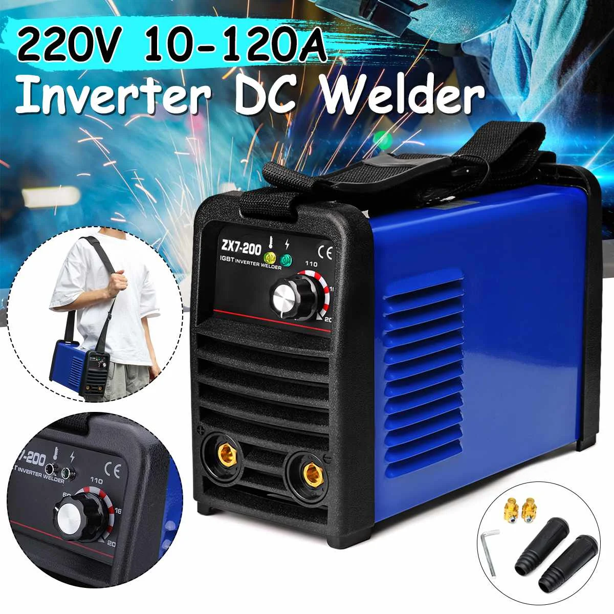 Portable ZX7-200 IGBT DC Inverter Welding Equipment MMA Welding Machine High efficiency
Portable ZX7-200 IGBT DC Inverter Welding Equipment MMA Welding Machine High efficiency