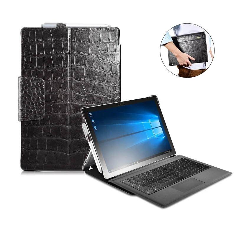 Genuine Leather Case Cover for Microsoft Surface Pro 4 Cowhide Leather Laptop Sleeve Bag Stand Case for Surface Pro 6 5 12.3
Genuine Leather Case Cover for Microsoft Surface Pro 4 Cowhide Leather Laptop Sleeve Bag Stand Case for Surface Pro 6 5 12.3