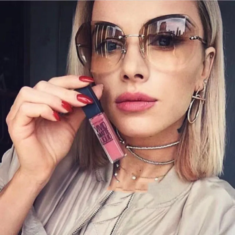 Luxury Gradient Sun Glasses For Women Elegant Rimless Sunglasses Women Brand Designer Retro Female Ladies Sunglass UV Hot
Luxury Gradient Sun Glasses For Women Elegant Rimless Sunglasses Women Brand Designer Retro Female Ladies Sunglass UV Hot