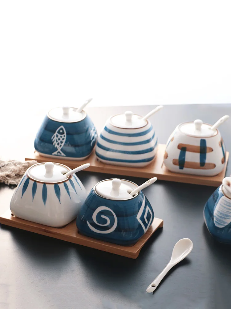 1 Pcs Sugar Bowl Home Kitchen Ceramica Salt Condiment Seasoning Pot Jars with Spoon
1 Pcs Sugar Bowl Home Kitchen Ceramica Salt Condiment Seasoning Pot Jars with Spoon