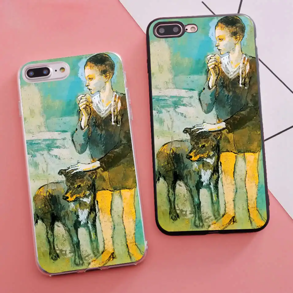 Coque Boy with His Dog Pablo Picasso Phone Case for iPhone X 5S XR XS Max SE 6 S 6s 7 8 Plus Cover Fundas Capinha
Coque Boy with His Dog Pablo Picasso Phone Case for iPhone X 5S XR XS Max SE 6 S 6s 7 8 Plus Cover Fundas Capinha