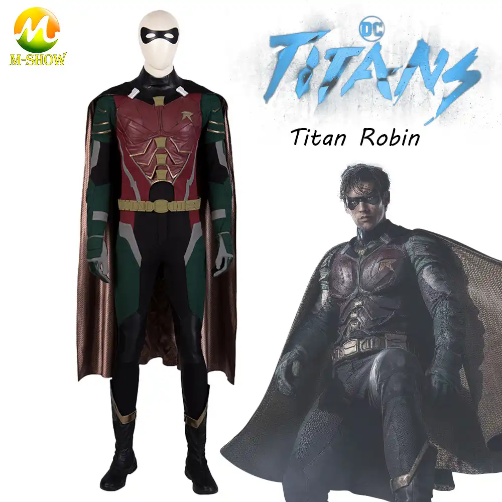 superhero suit,suitsupply dc superhero titans robin cosplay costume nightwing robin