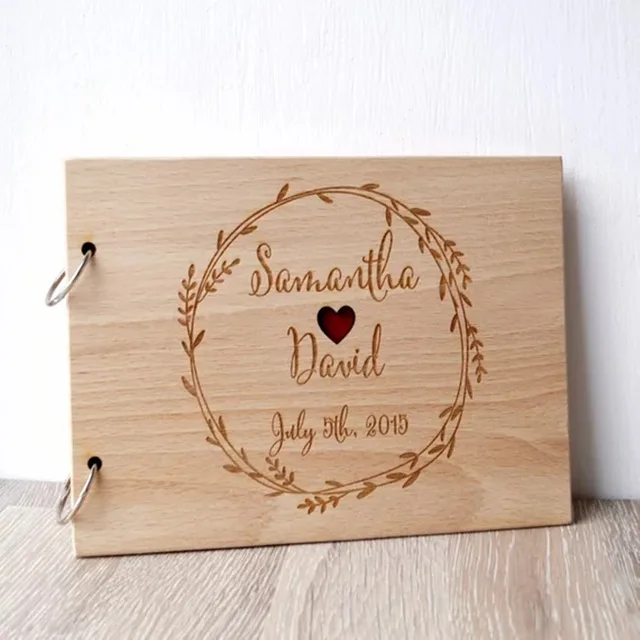 Personalized Rustic Guest Book with a heart hole, Wooden Bride & Groom Wedding Guestbook Wedding Guest Book
Personalized Rustic Guest Book with a heart hole, Wooden Bride & Groom Wedding Guestbook Wedding Guest Book