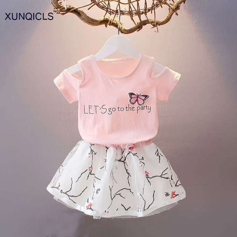 xunqicls 2-5Y 2018 New Summer Kids Clothing Set Children Girls T-Shirt +Floral Skirt Dress Baby Girls Clothes 2PC
xunqicls 2-5Y 2018 New Summer Kids Clothing Set Children Girls T-Shirt +Floral Skirt Dress Baby Girls Clothes 2PC