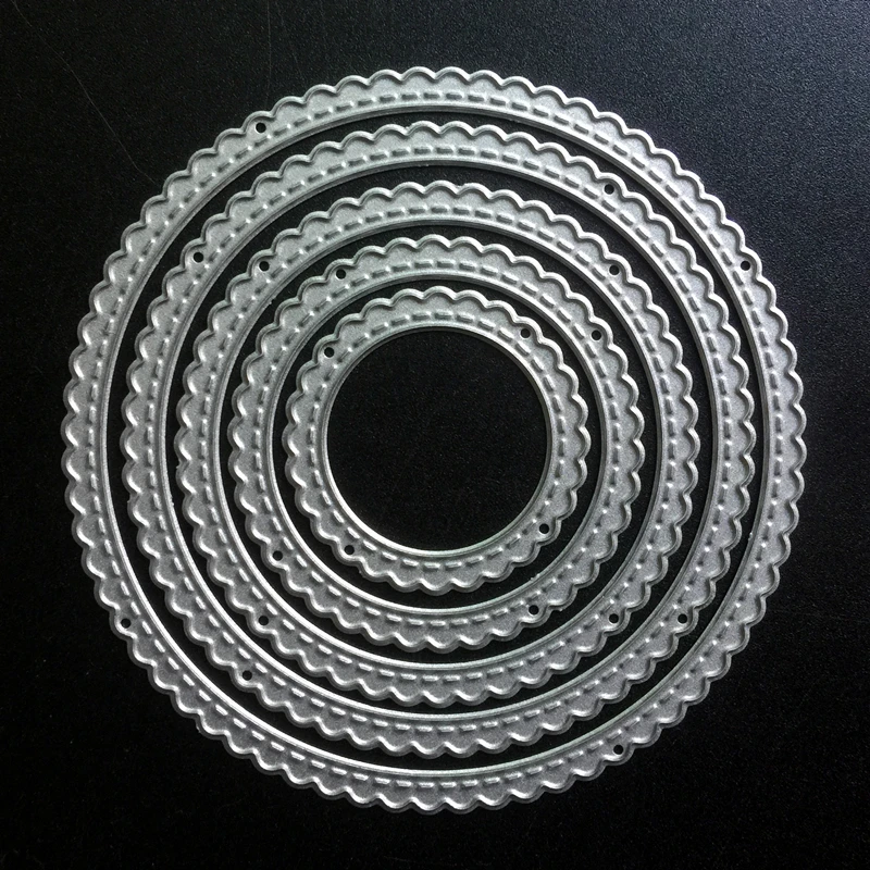 SCD641 Wave Circle Metal Cutting Dies For Scrapbooking Stencils DIY Album Cards Decoration Embossing Folder Craft Die Cuts New
SCD641 Wave Circle Metal Cutting Dies For Scrapbooking Stencils DIY Album Cards Decoration Embossing Folder Craft Die Cuts New