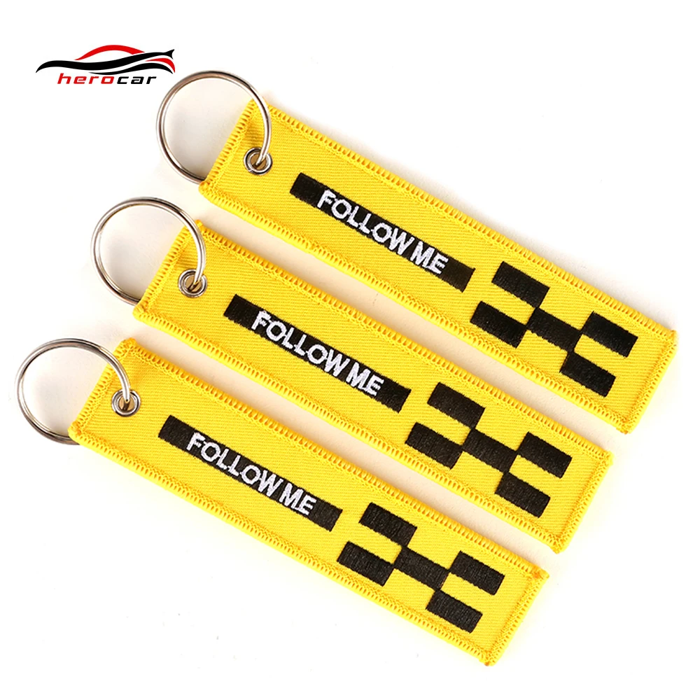 Motorcycle Keychain Remove Before Flight Key Chain FOLLOW ME OEM Keychain Jewelry Embroidery Safety Tag Aviation Gifts Fashion
Motorcycle Keychain Remove Before Flight Key Chain FOLLOW ME OEM Keychain Jewelry Embroidery Safety Tag Aviation Gifts Fashion