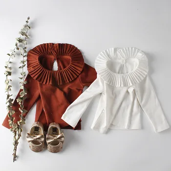 MILANCEL 2018 New Baby Shirts Full Sleeve Shirts for Babies Plain Shirt Baby Clothing Ruffle Collar Baby Blouse
MILANCEL 2018 New Baby Shirts Full Sleeve Shirts for Babies Plain Shirt Baby Clothing Ruffle Collar Baby Blouse