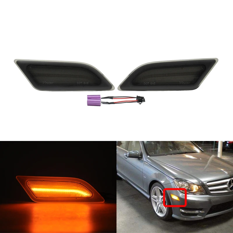 2x CANbus Error Free Amber Front Led Side Marker Indicators Lights For Benz W204 C-Class C250 C300 C350 C63 AMG Turn Signal
2x CANbus Error Free Amber Front Led Side Marker Indicators Lights For Benz W204 C-Class C250 C300 C350 C63 AMG Turn Signal