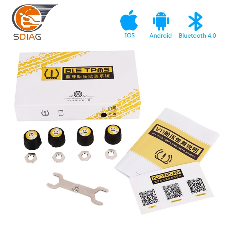 New Arrived TPMS supports both Android and iOS TPMS Tire Pressure Outer Sensors&Inner Sensors lowest price Free shipping
New Arrived TPMS supports both Android and iOS TPMS Tire Pressure Outer Sensors&Inner Sensors lowest price Free shipping