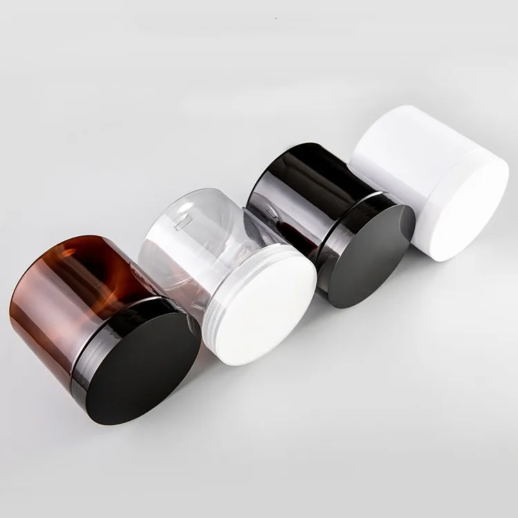 16pcs 500g clear/black empty plastic cream jar, 500ml PET bottle,cosmetic packaging, cream pot with white /black cap
16pcs 500g clear/black empty plastic cream jar, 500ml PET bottle,cosmetic packaging, cream pot with white /black cap