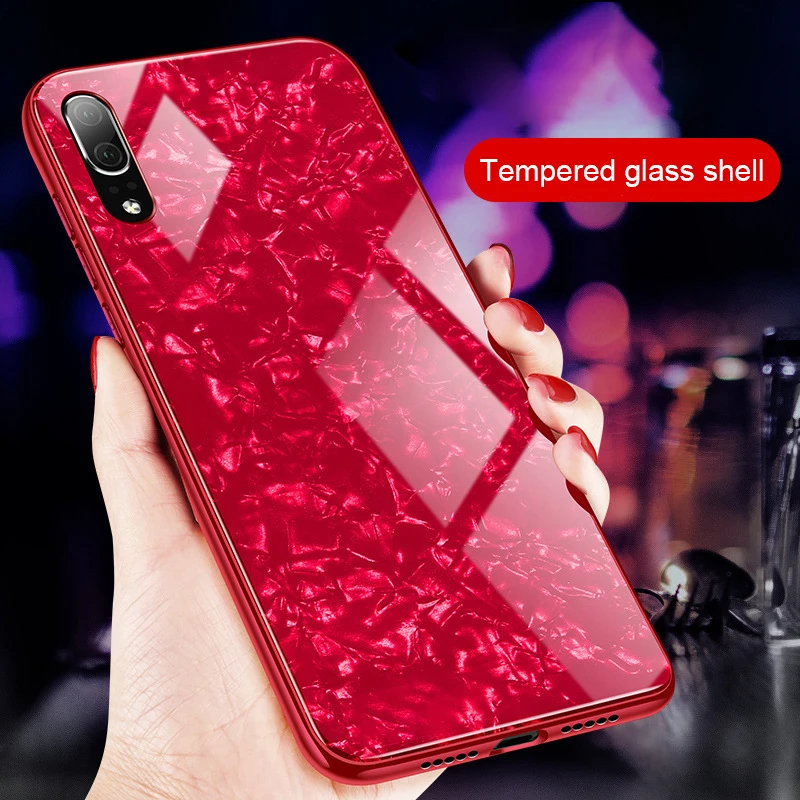 Bling Conch Shell Tempered Glass Case For Huawei P20 Pro Hard Back Cover Soft Silicone Frame Phone Housing for Huawei P20 Lite
Bling Conch Shell Tempered Glass Case For Huawei P20 Pro Hard Back Cover Soft Silicone Frame Phone Housing for Huawei P20 Lite