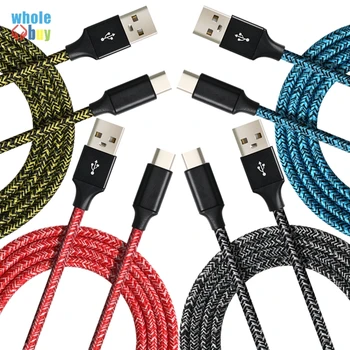 500pcs/lot Wholesale Colorful Cloth Yarn Nylon Braided Micro 5pin Type C 8pin Data Sync Charger Cable for Iphone HTC LG 1m 2m 3m
500pcs/lot Wholesale Colorful Cloth Yarn Nylon Braided Micro 5pin Type C 8pin Data Sync Charger Cable for Iphone HTC LG 1m 2m 3m
