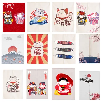 New Japanese Fortune Cat Half-curtain Window Customize Partition Home Toilet Restaurant Kitchen Door Curtains
New Japanese Fortune Cat Half-curtain Window Customize Partition Home Toilet Restaurant Kitchen Door Curtains