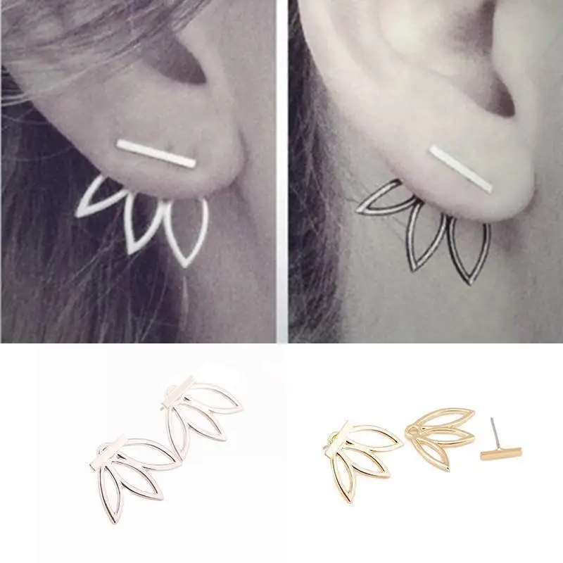 Brincos Women Gold Silver Plated Leaf Earing Heart Fashion Hollow Flower Metal Pierced Stud Earrings Jewelry pendientes mujer
Brincos Women Gold Silver Plated Leaf Earing Heart Fashion Hollow Flower Metal Pierced Stud Earrings Jewelry pendientes mujer