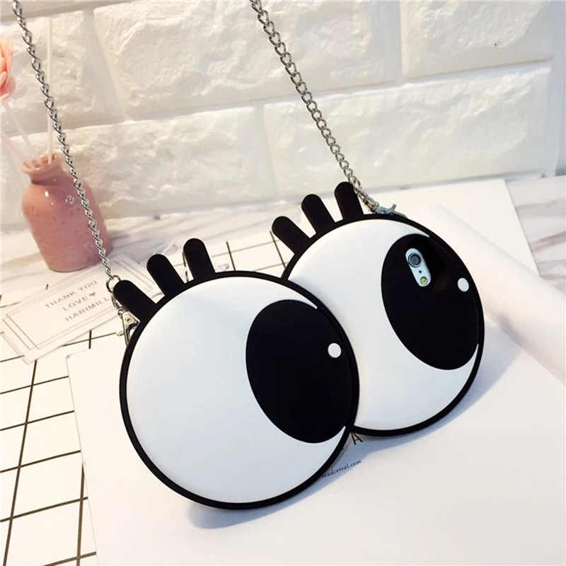 Fashion Big Eye Case with Strap for iPhone XS MAX XR X XS Silicone Shockproof Case for iPhone 8 plus 7 8 6 6s 6 plus 3D Case
Fashion Big Eye Case with Strap for iPhone XS MAX XR X XS Silicone Shockproof Case for iPhone 8 plus 7 8 6 6s 6 plus 3D Case
