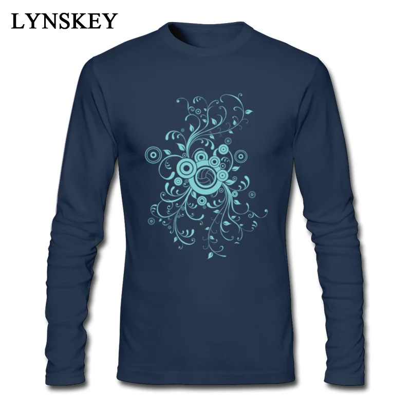 blue floral with volley ball_navy