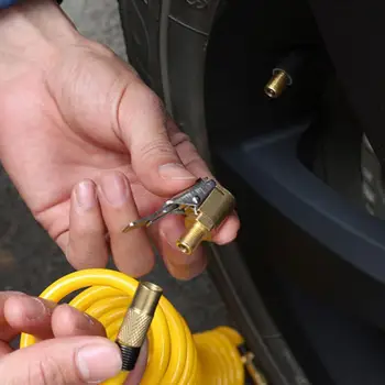 Tire Inflator Valve Connector Auto Air Pump Chuck Car Tire Pneumatic Clique Connector Car Accessories 6mm 8mm Clamp
Tire Inflator Valve Connector Auto Air Pump Chuck Car Tire Pneumatic Clique Connector Car Accessories 6mm 8mm Clamp