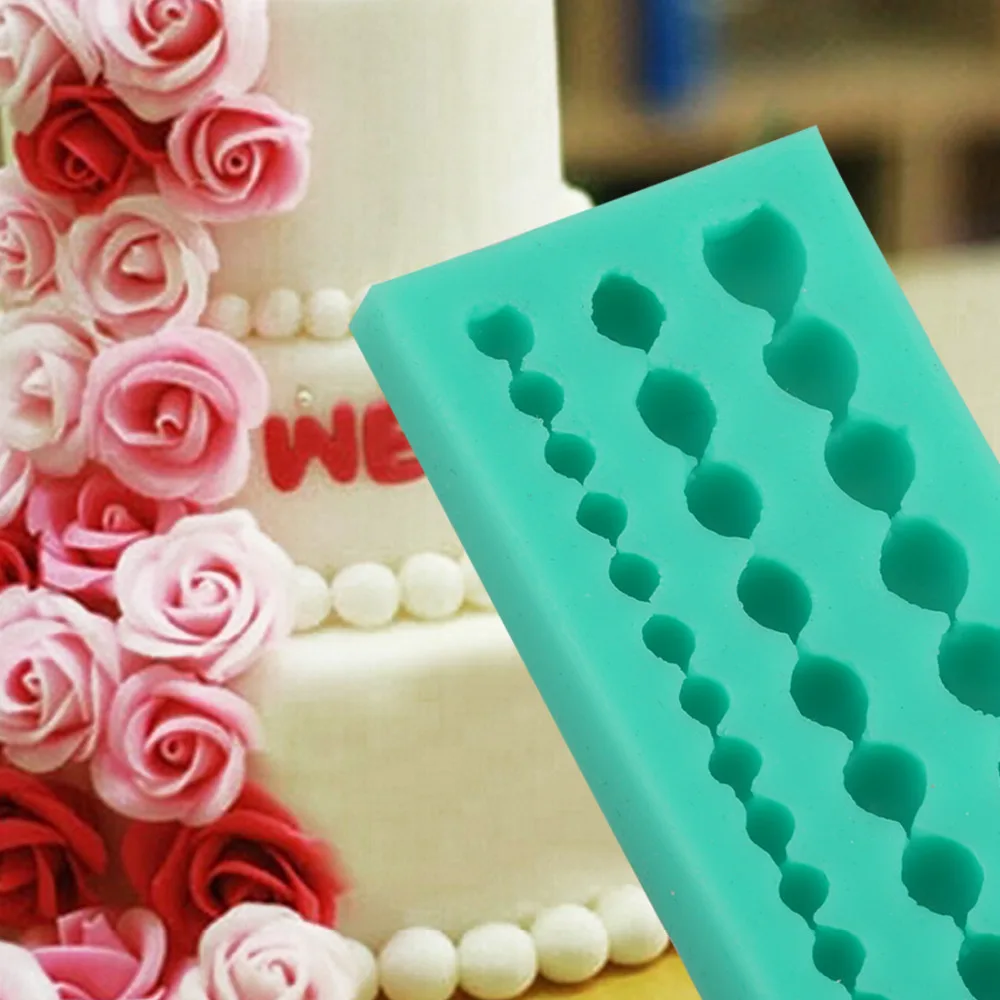 Silicone String New DIY Cute Pearl String Beads Silicone Mold Cake Decorating Fondant Baking Mould Random color
Silicone String New DIY Cute Pearl String Beads Silicone Mold Cake Decorating Fondant Baking Mould Random color