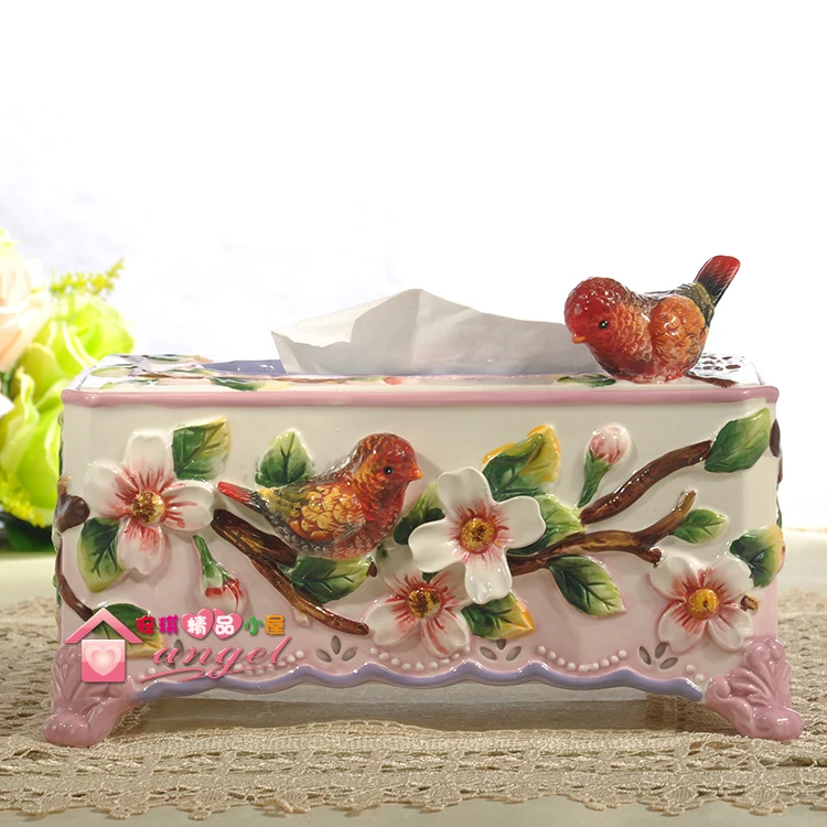 ceramic red bird tissue box Case home decor crafts room decoration handicraft ornament porcelain figurines wedding decoration
ceramic red bird tissue box Case home decor crafts room decoration handicraft ornament porcelain figurines wedding decoration