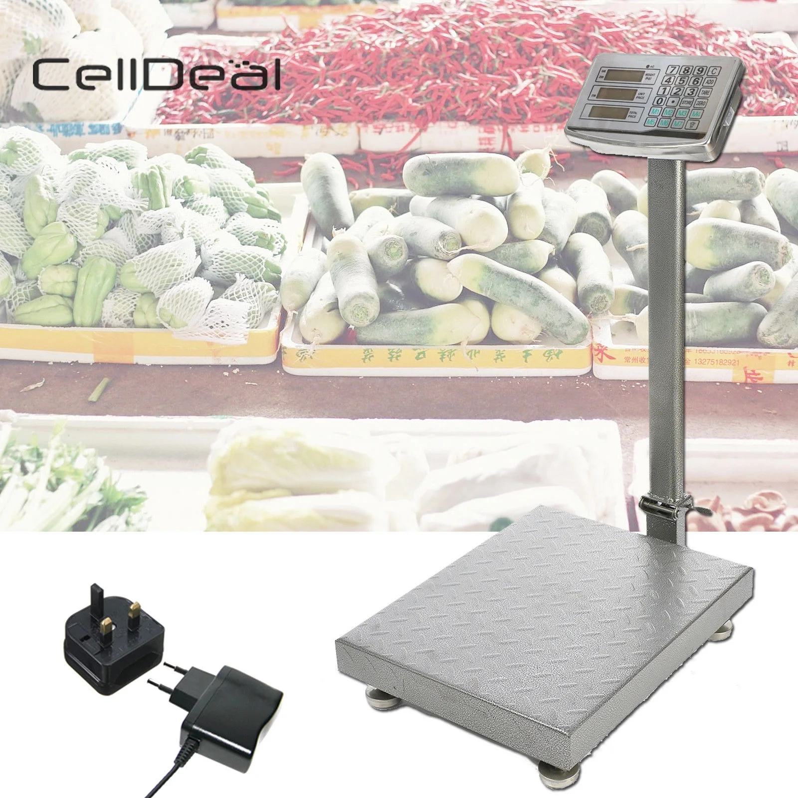 CellDeal New Heavy Duty 660LB 300KG Industrial Platform Postal Weighing Scales Food Scale Kitchen Scale .1g Digital Food Scale
CellDeal New Heavy Duty 660LB 300KG Industrial Platform Postal Weighing Scales Food Scale Kitchen Scale .1g Digital Food Scale