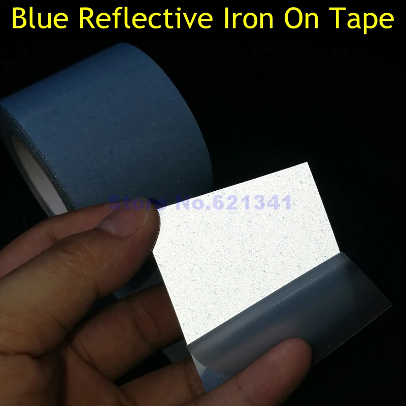 Silver Reflective Fabric Iron On Tape Film No Elastic Material Iron On Clothes Blue 50mm (2") Free Shipping
Silver Reflective Fabric Iron On Tape Film No Elastic Material Iron On Clothes Blue 50mm (2") Free Shipping