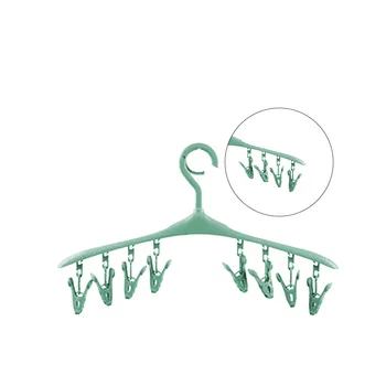 Windproof Hanger Clip Multi-function Plastic Clothes Drying Rack Socks Underwear Drying Rack
Windproof Hanger Clip Multi-function Plastic Clothes Drying Rack Socks Underwear Drying Rack