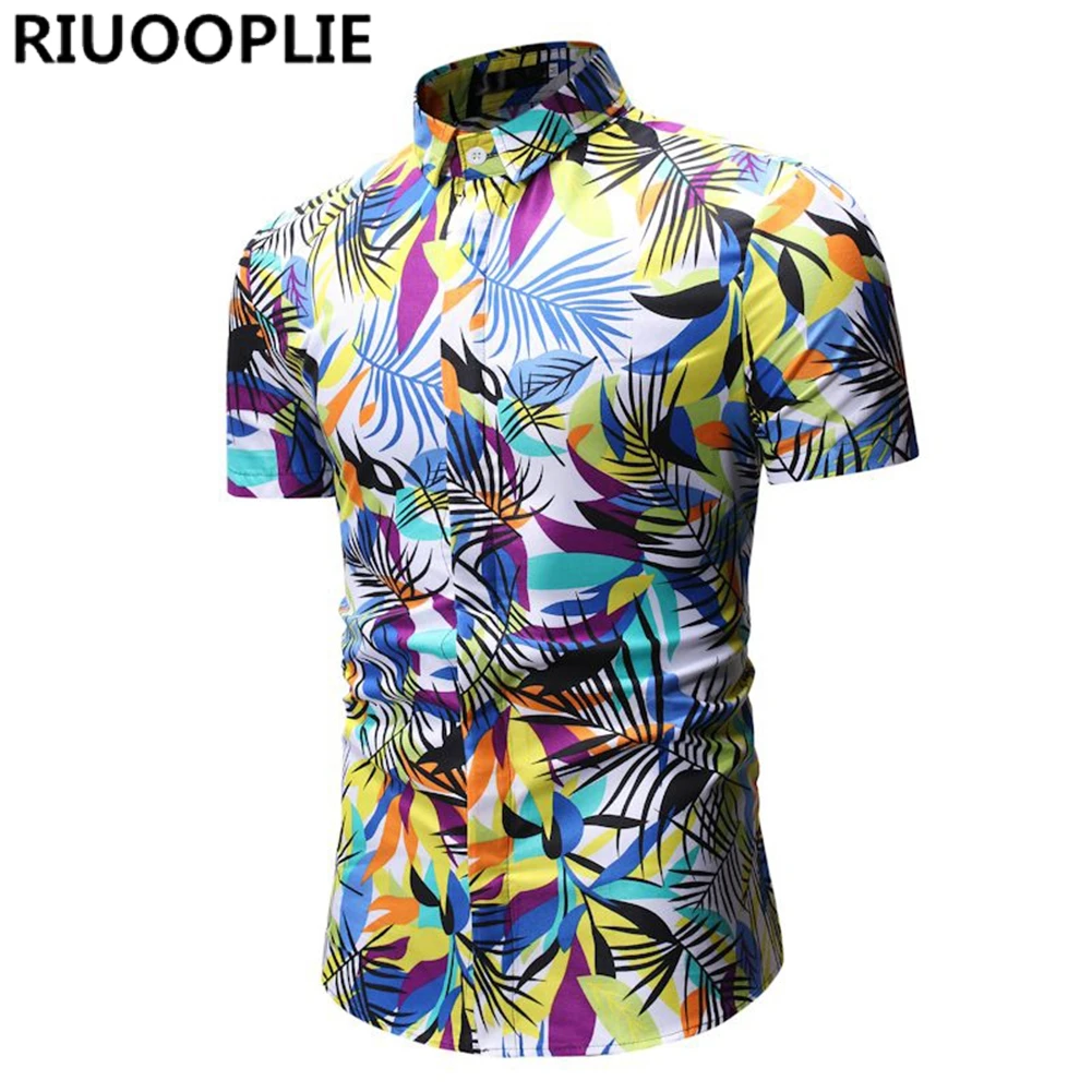 RIUOOPLIE Mens Hawaiian Shirt Flower Leaf Beach Party Casual Holiday Short Sleeve
RIUOOPLIE Mens Hawaiian Shirt Flower Leaf Beach Party Casual Holiday Short Sleeve