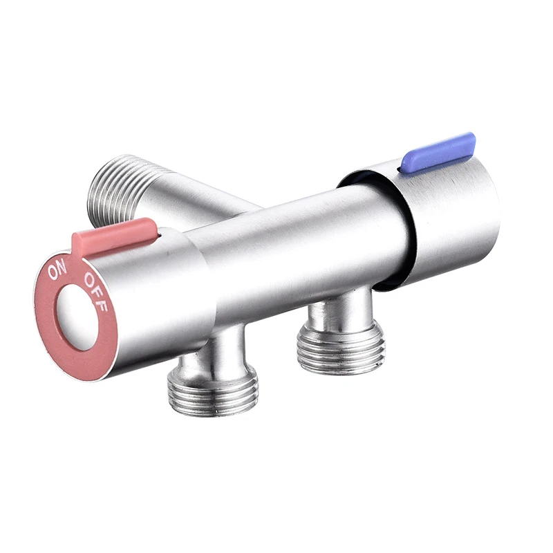 Stainless Steel Double Outlet Triangle Valve Faucet G1/2 Thread Angle Valve Filler Diverter Bathtub Valve Washing Machine Faucet
Stainless Steel Double Outlet Triangle Valve Faucet G1/2 Thread Angle Valve Filler Diverter Bathtub Valve Washing Machine Faucet